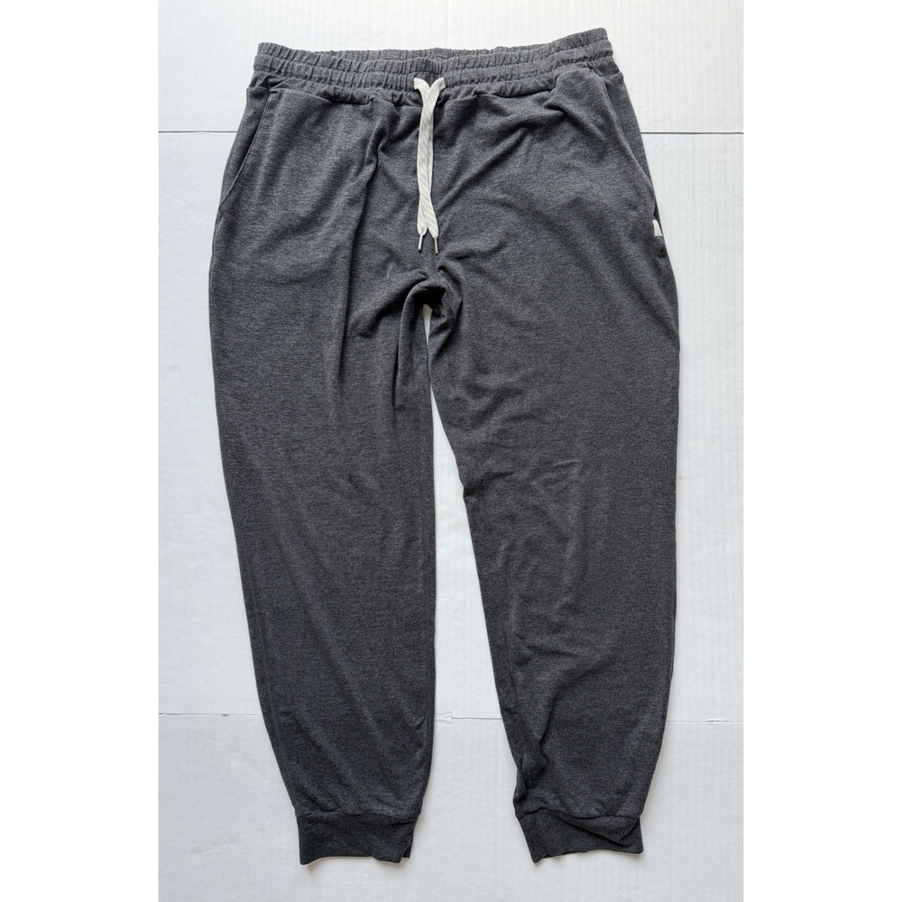 Vuori Women's Performance Jogger Gray Heather Drawstring Pants Size L